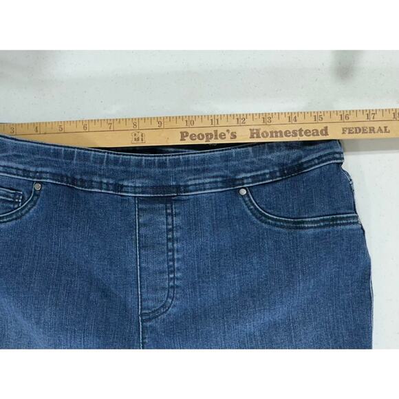 Chicos Jeans Size 0.5 (31x26.5) Perfect Stretch Girlfriend Slim Leg Ankle Pullon - Picture 6 of 8